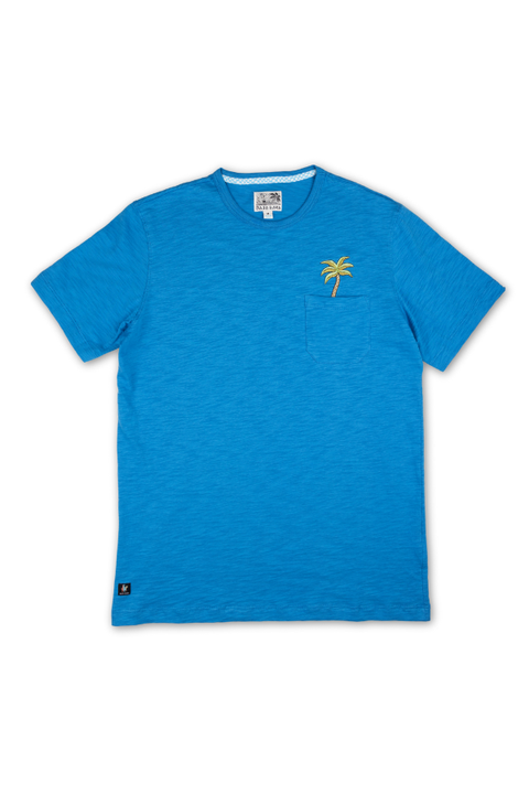 Palm Tree - Slub Pima Pocket Tee