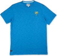 Baja Llama Palm Tree - Slub Pima Pocket Tee