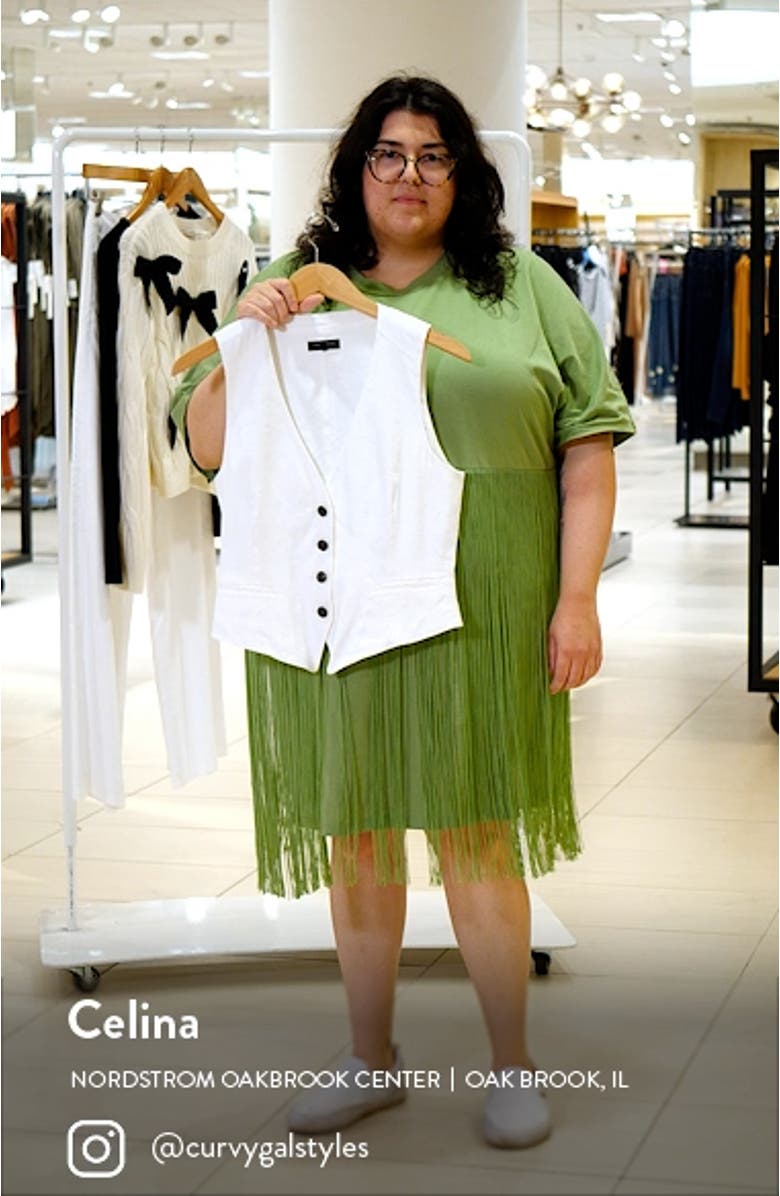 Priya Linen Blend Vest, sales video thumbnail