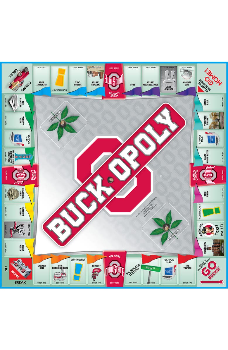 Late for the Sky Buckopoly Monopoly Board Game, Alternate, color, Multicolored
