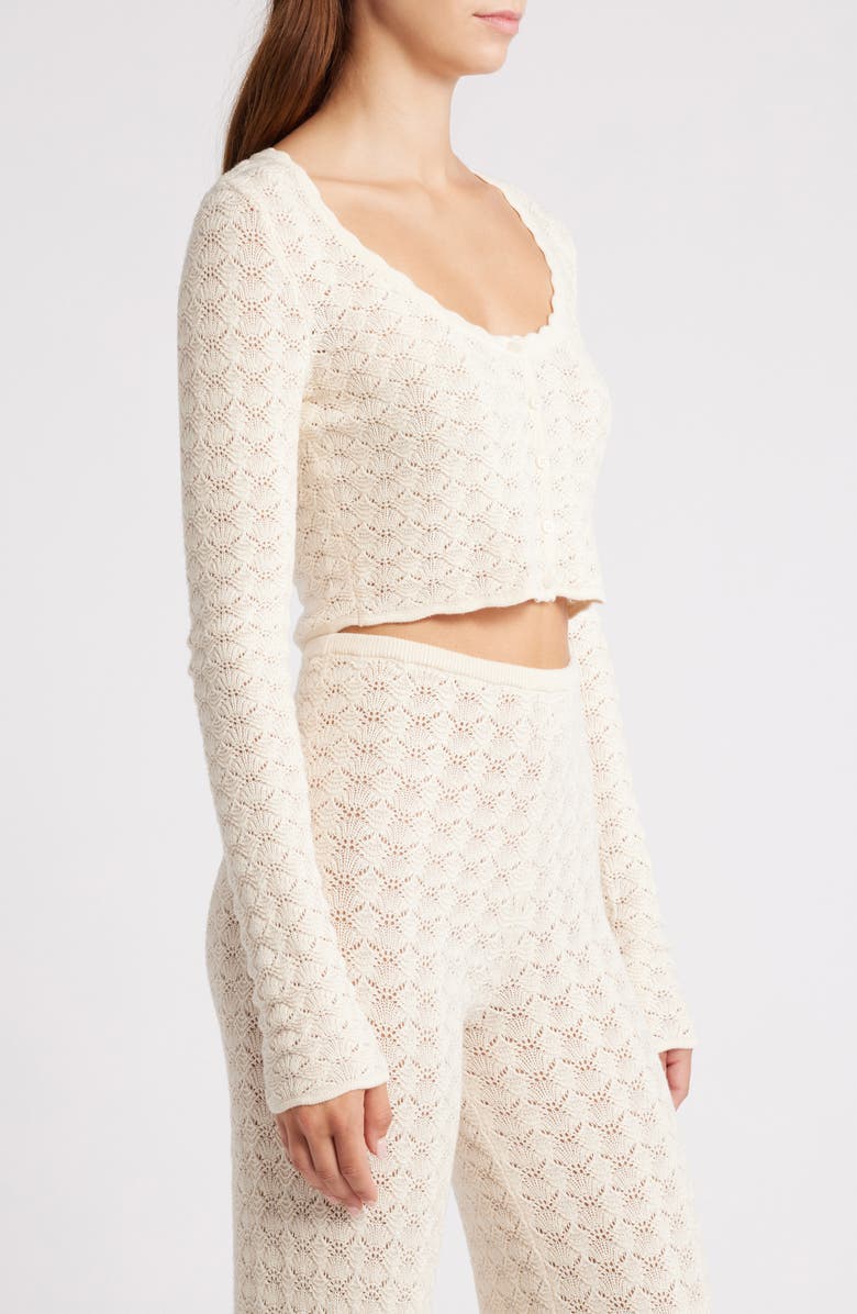 Florence by Mills Le Pointelle Cardigan, Alternate, color,