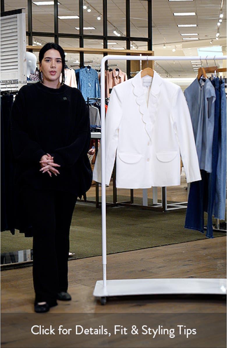 Scallop Collar Blazer, sales video thumbnail