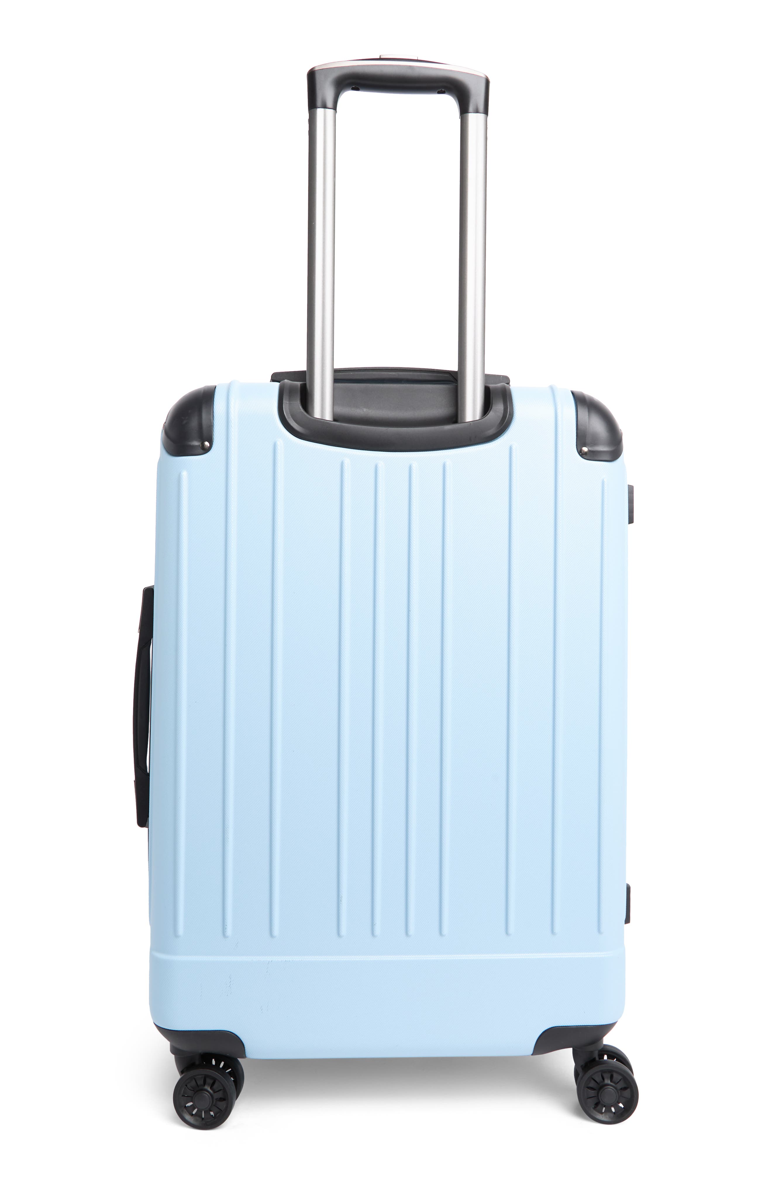 Kenneth Cole Flying Axis 24" Hardside Spinner Luggage, Alternate, color, Dream Blue