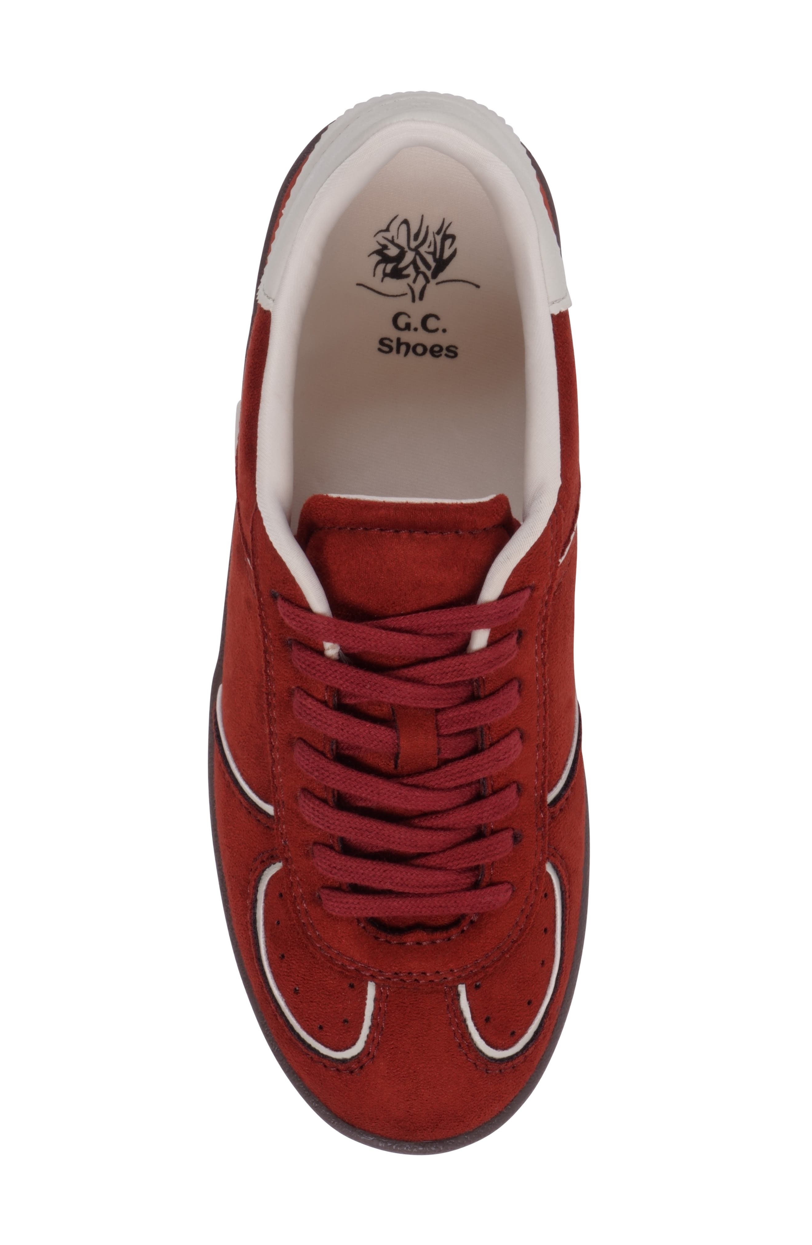 Milan Sneaker, Alternate, color, BURGUNDY