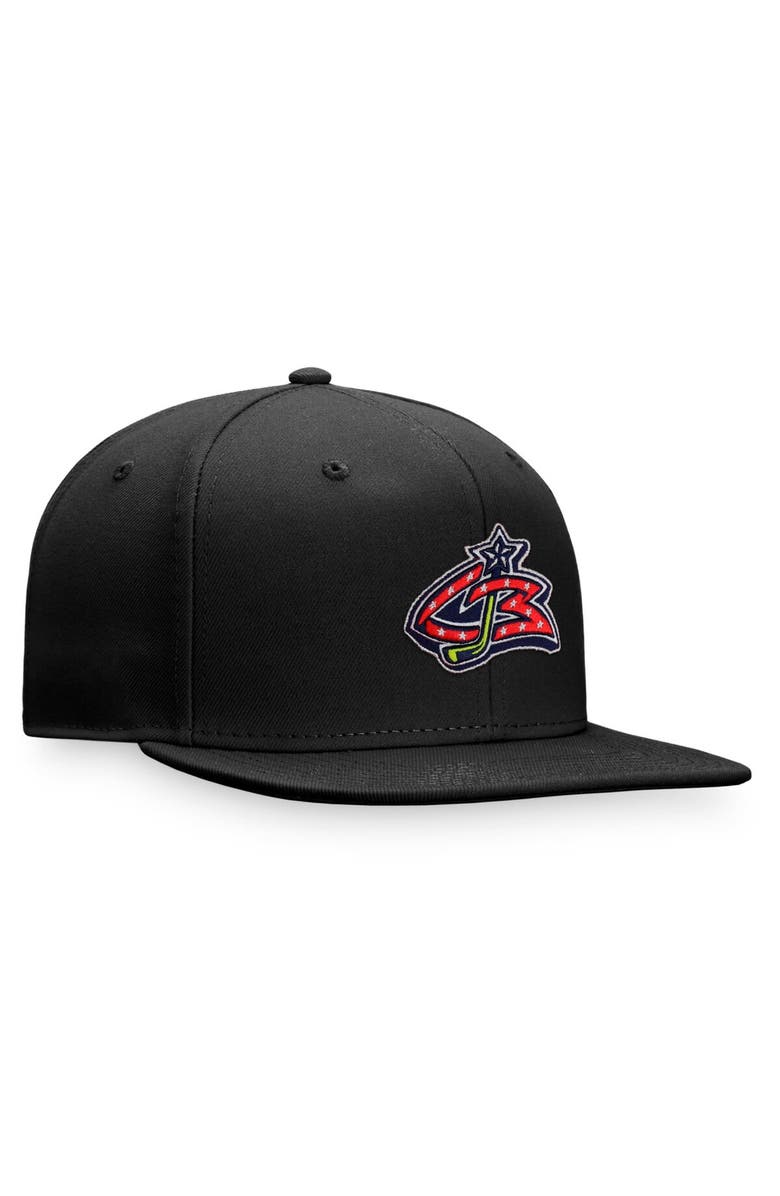 FANATICS Men's Fanatics Branded Black Columbus Blue Jackets Special Edition Fitted Hat, Alternate, color, 