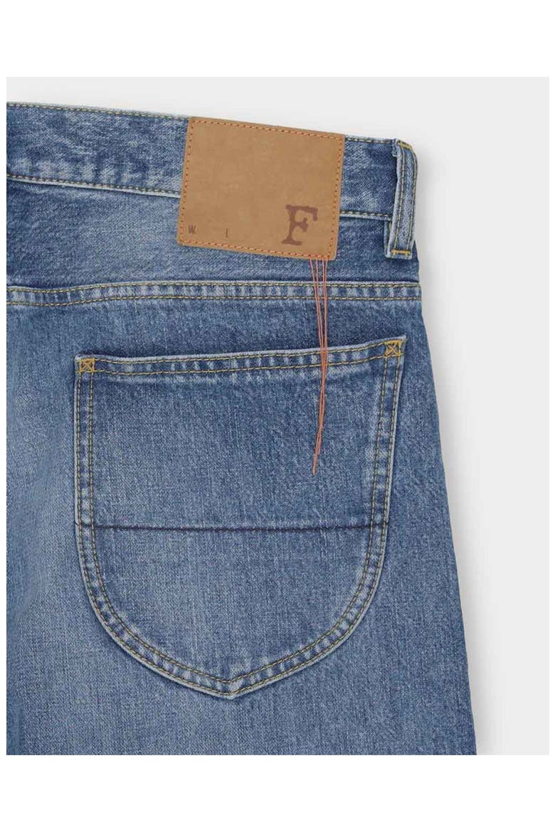 944 Jason High-Waist 5-Pocket Cotton Denim Pants, Alternate, color, BLUE D490