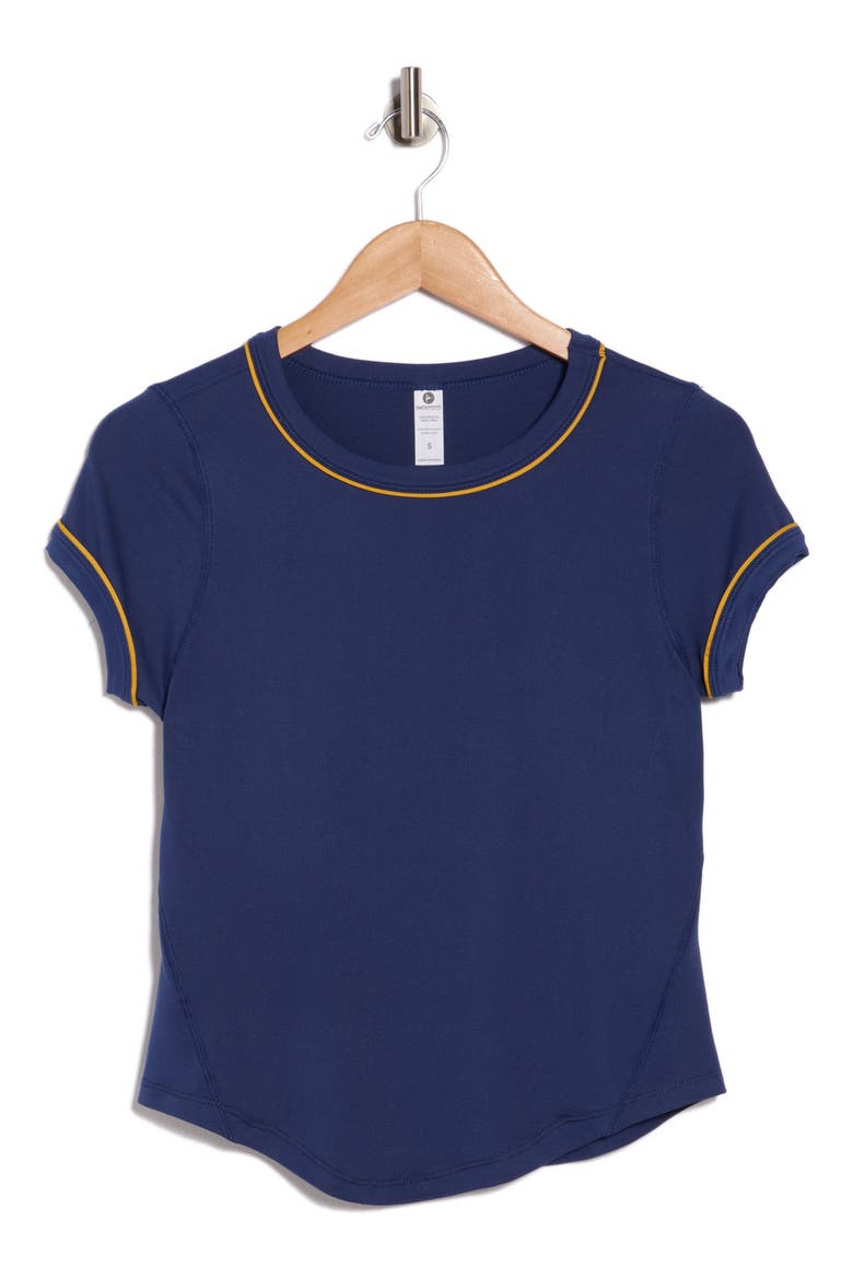 Super Soft Synergy Crewneck T-Shirt, Alternate, color, NAVY