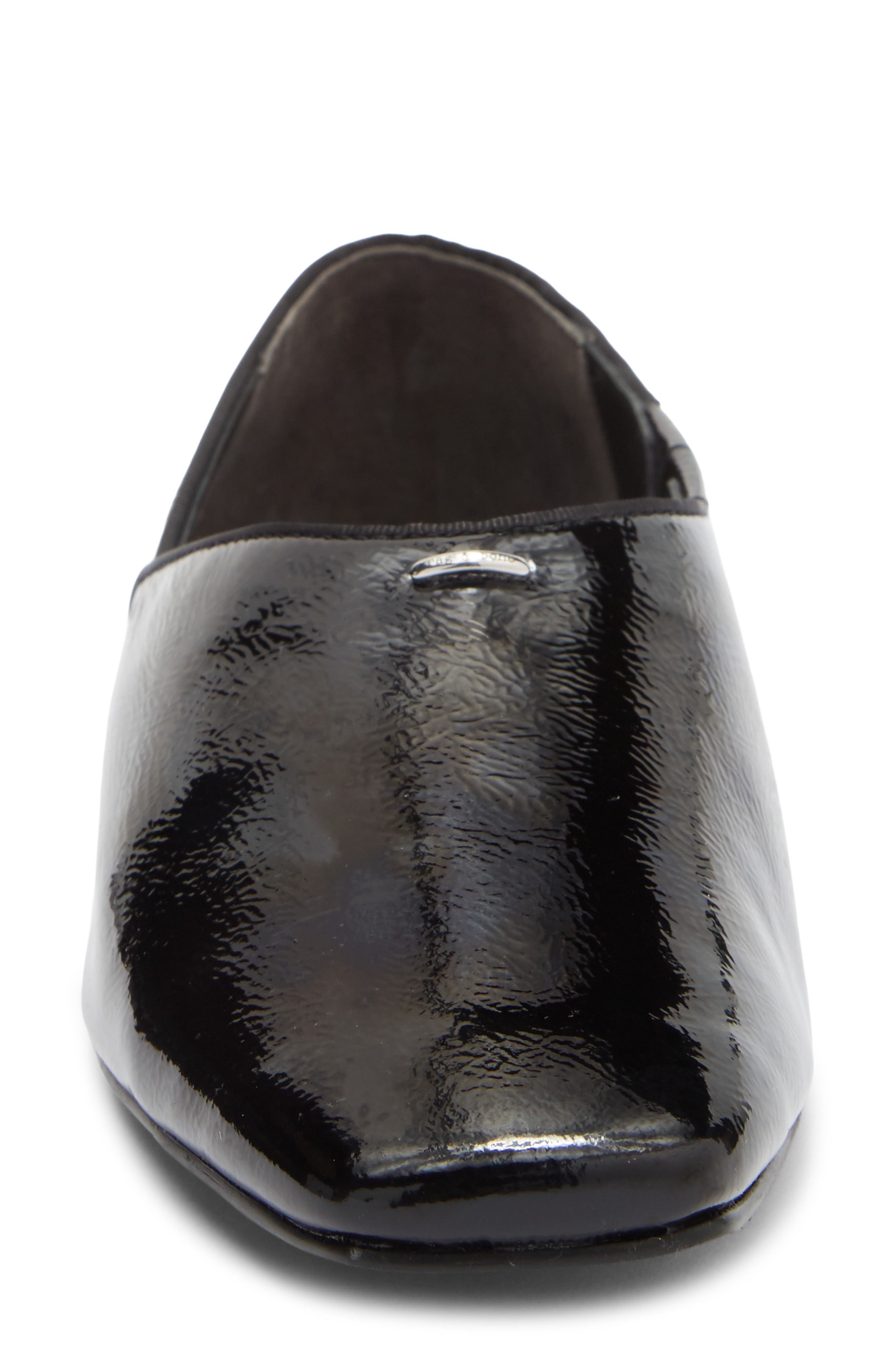 rag & bone Sadie Pointed Toe Flat, Alternate, color, Black