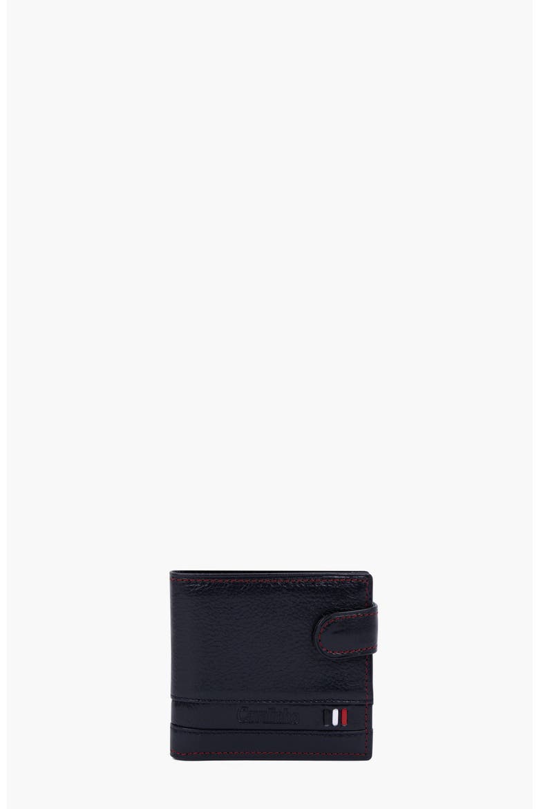 Di Cavallo Bifold Leather Wallet 588, Main, color, Navy