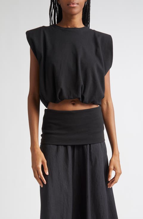 Muraya Crop Oversize Cover-Up T-Shirt