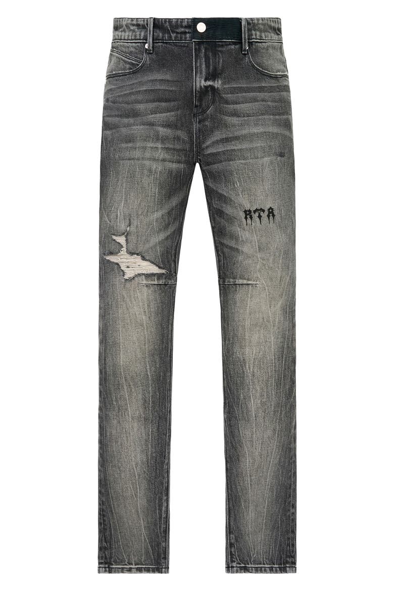 Bryant Ripped Skinny Jeans, Main, color, ASH FADED RTA