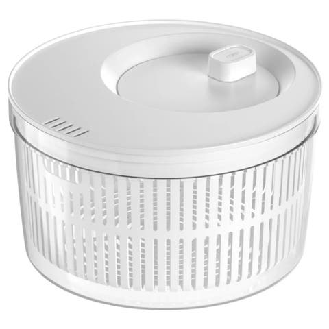 Clear Easy-Spin Salad Spinner Vegetable Washer