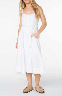 Roxy Brisa Cotton Midi Dress