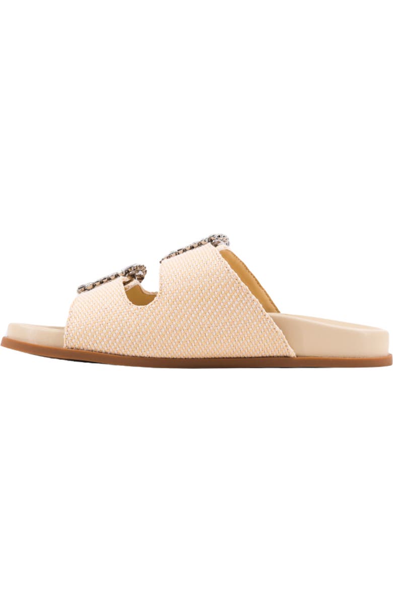 SHUSHOP Bridget Sandal, Alternate, color, Bone Woven