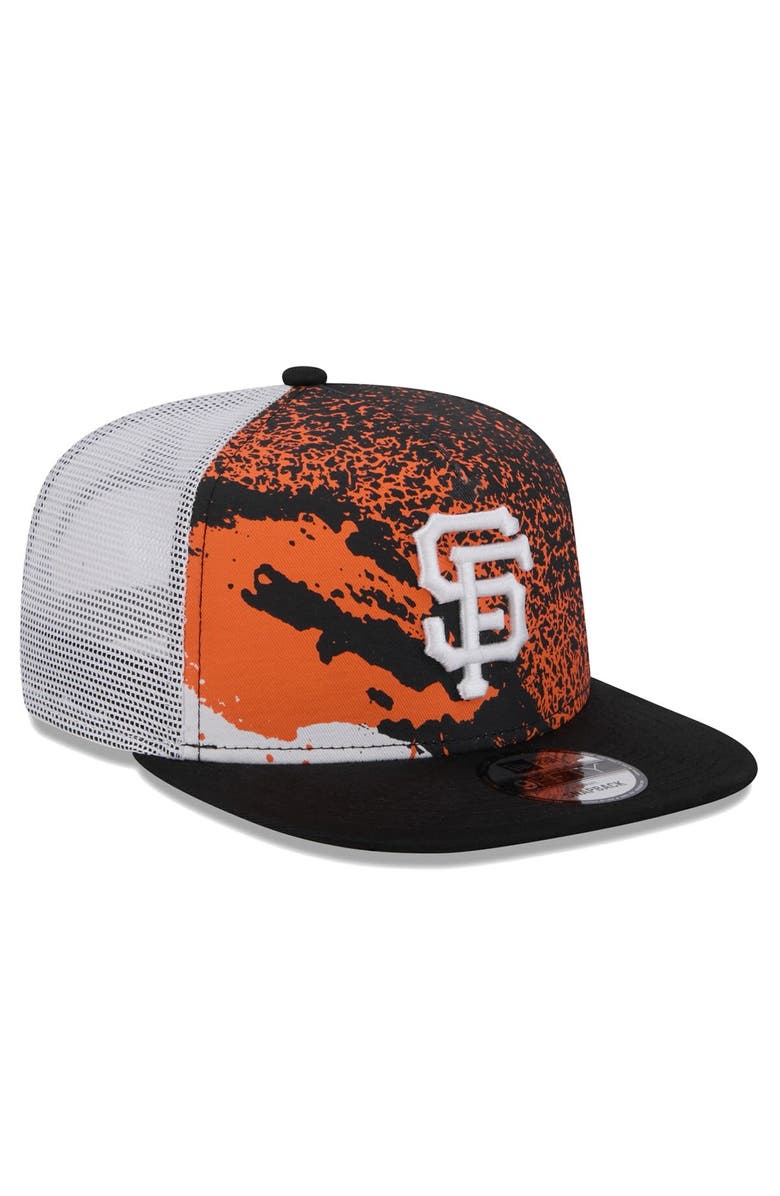 New Era Men's New Era Black San Francisco Giants Court Sport 9FIFTY Snapback Hat, Alternate, color, Black