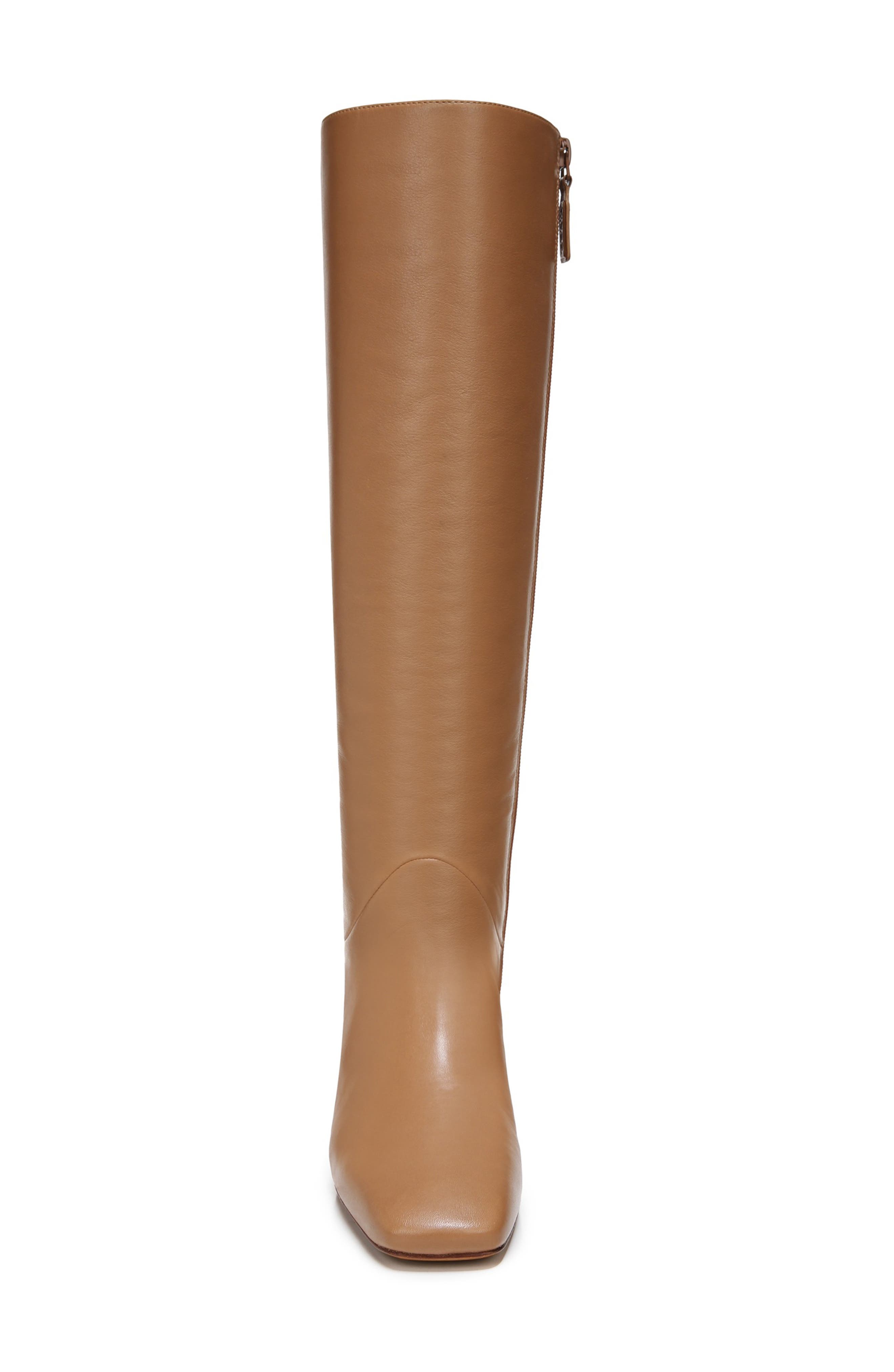 Kendra Knee High Boot, Alternate, color, TAN LEATHER