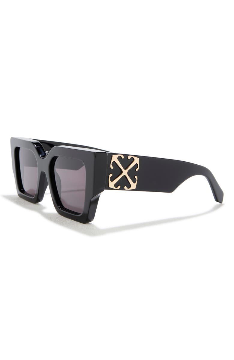 Off-White Catalina 55mm Square Sunglasses, Alternate, color, Black Dark Grey