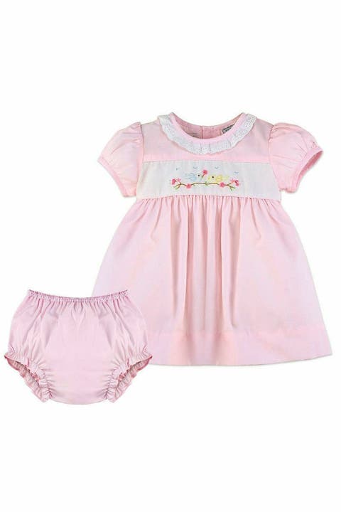 Hand Smocked Baby Girl Classic Dress - Baby