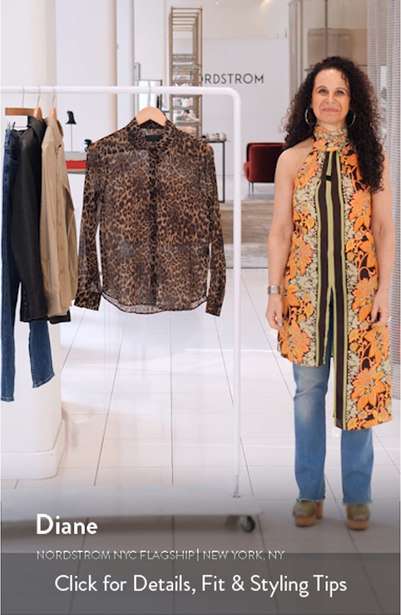 Gaia Slim Fit Silk Shirt, sales video thumbnail