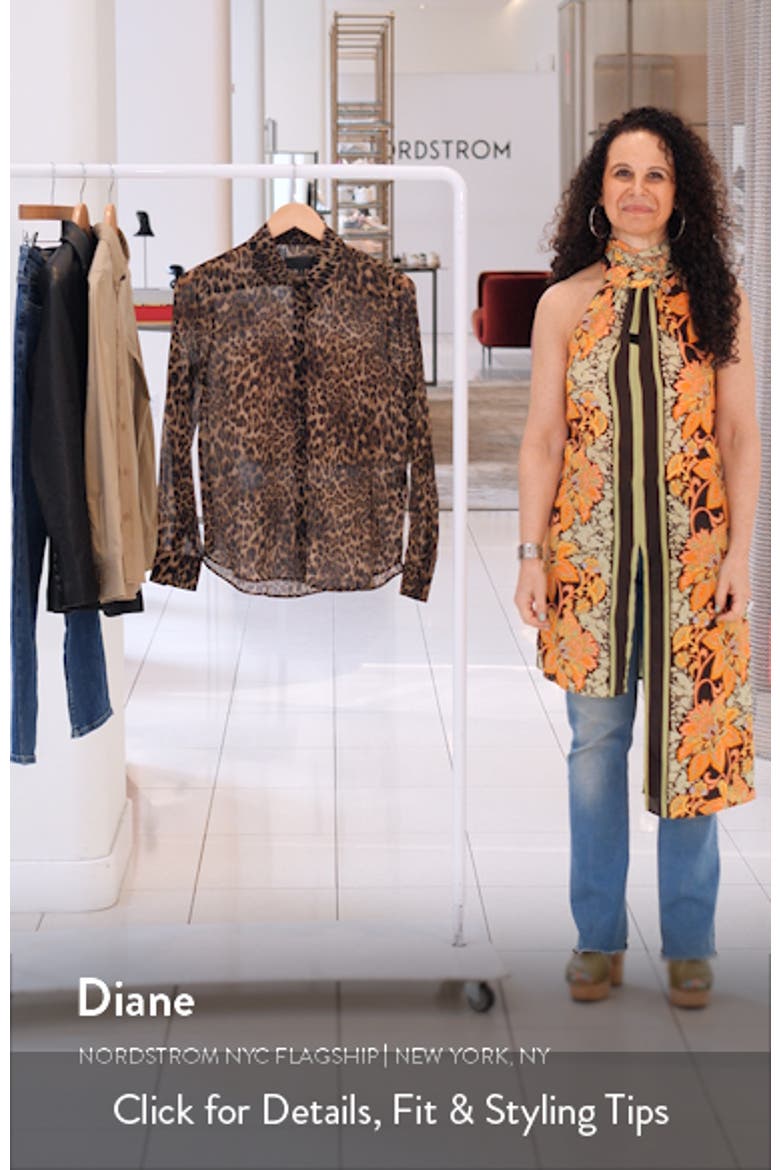 Gaia Slim Fit Silk Shirt video