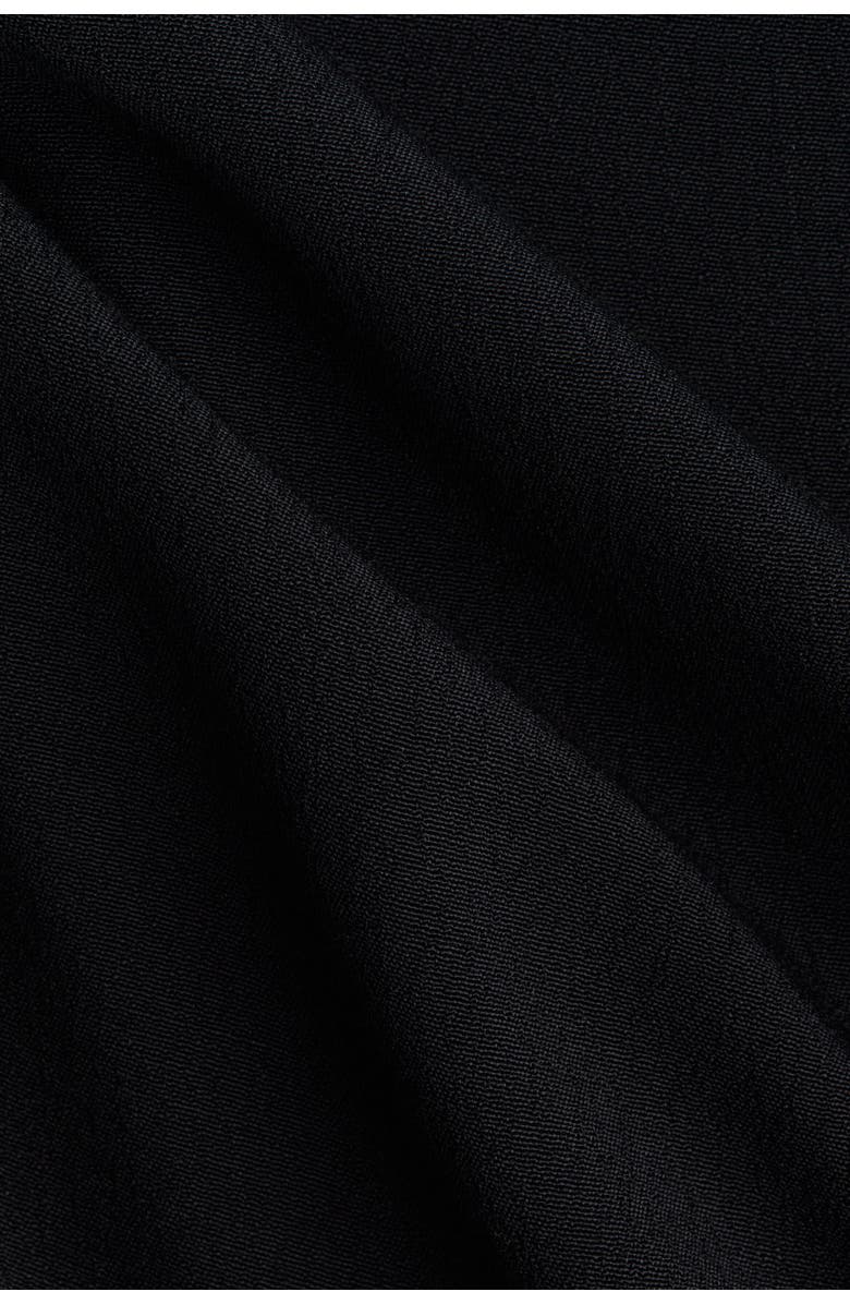 H&M Asymmetric Midi Skirt, Alternate, color, Black