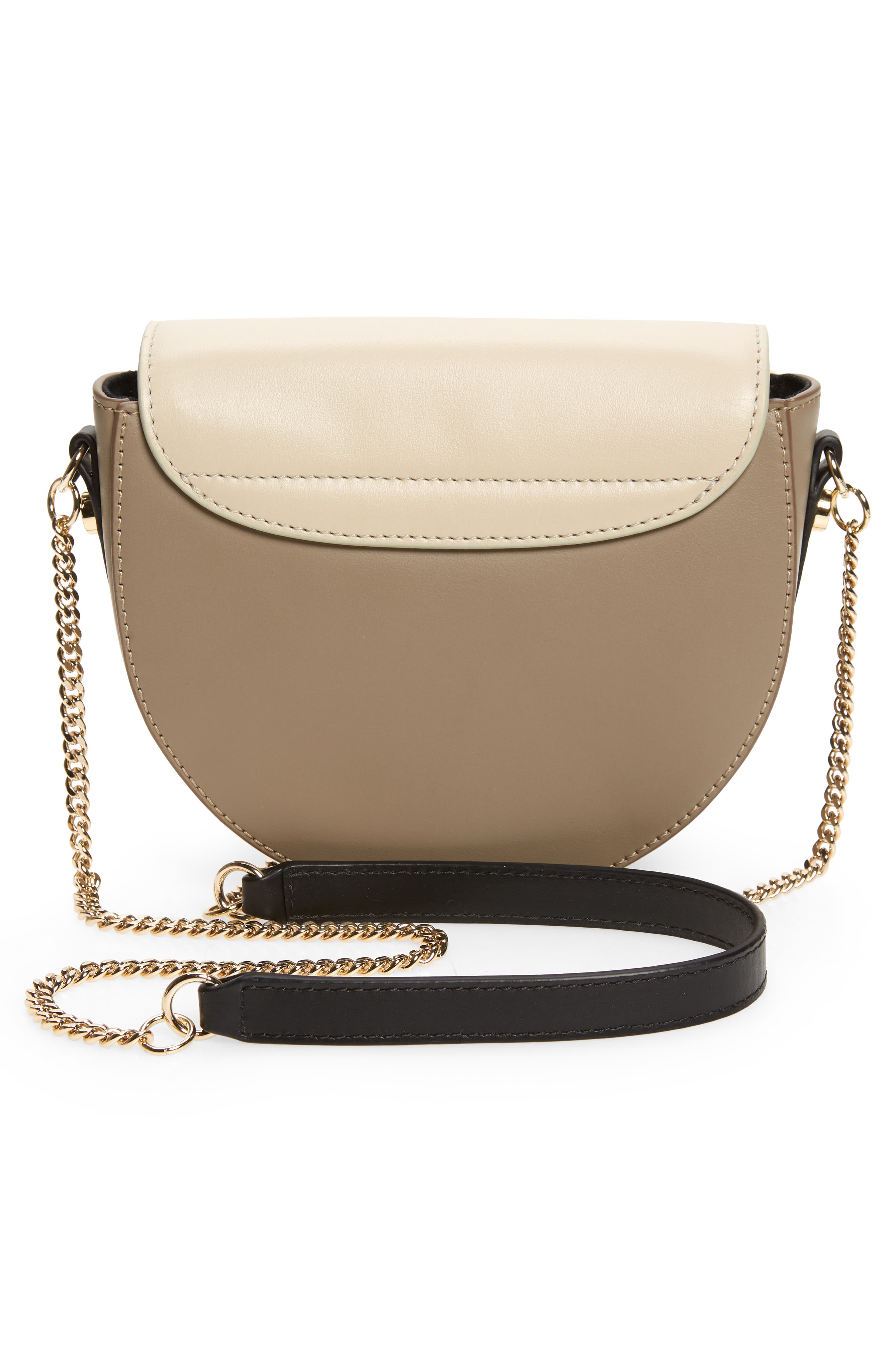 See by Chloé Mara Leather Saddle Bag, Alternate, color, 