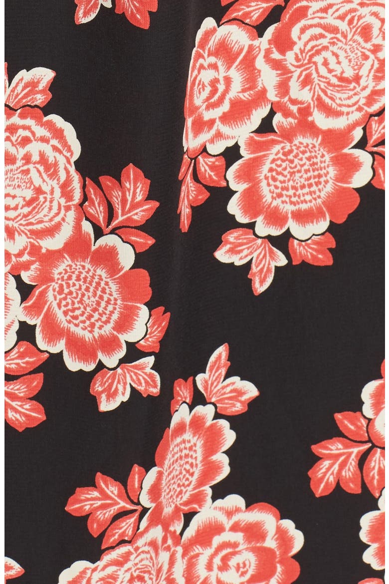 Floral Maxi Dress, Alternate, color, RED BLOSSOM