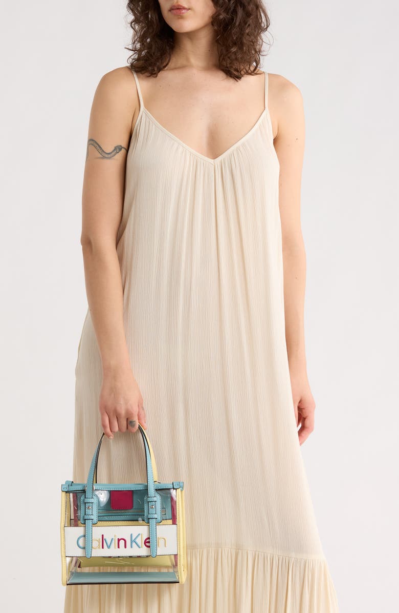 Calvin Klein Modern Essentials Clear Crossbody Bag, Alternate, color, Clear/ Multi