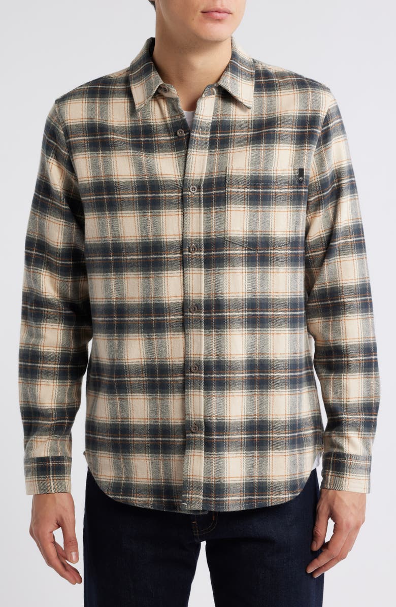 AG Aiden Plaid Cotton Button-Up Shirt, Alternate, color, 