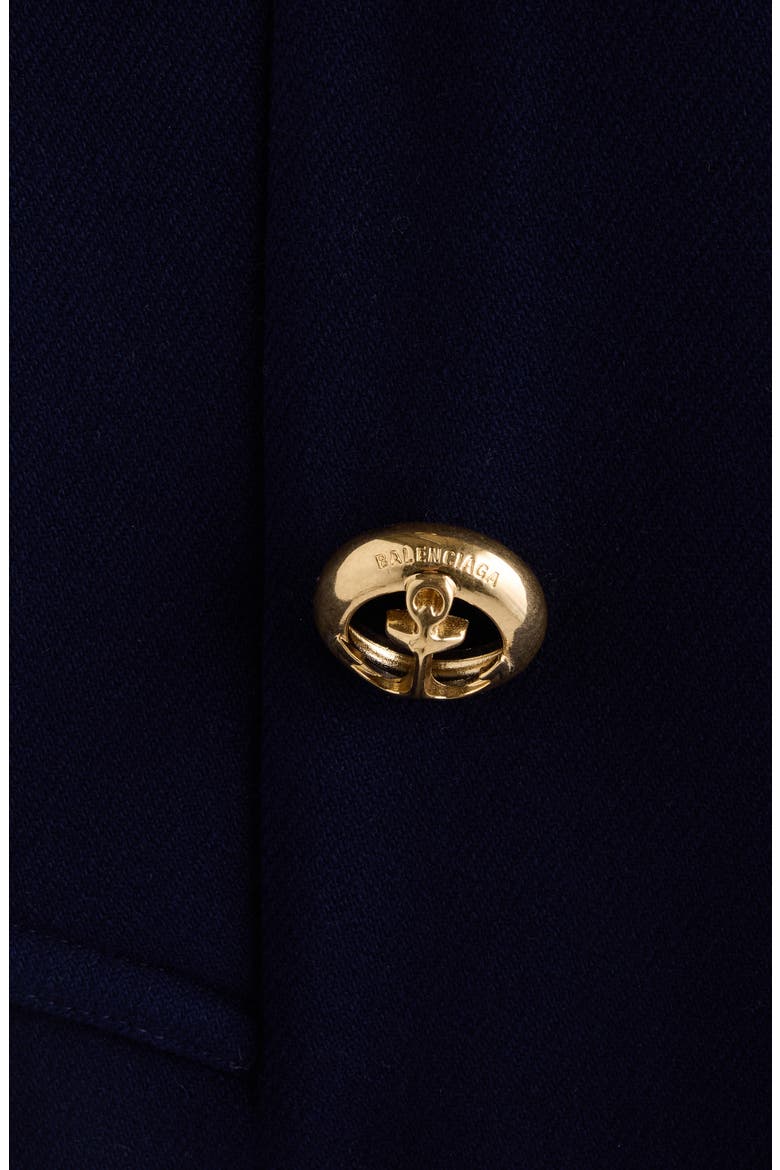 Brushed Wool Peacoat, Alternate, color, GOLD/ NAVY