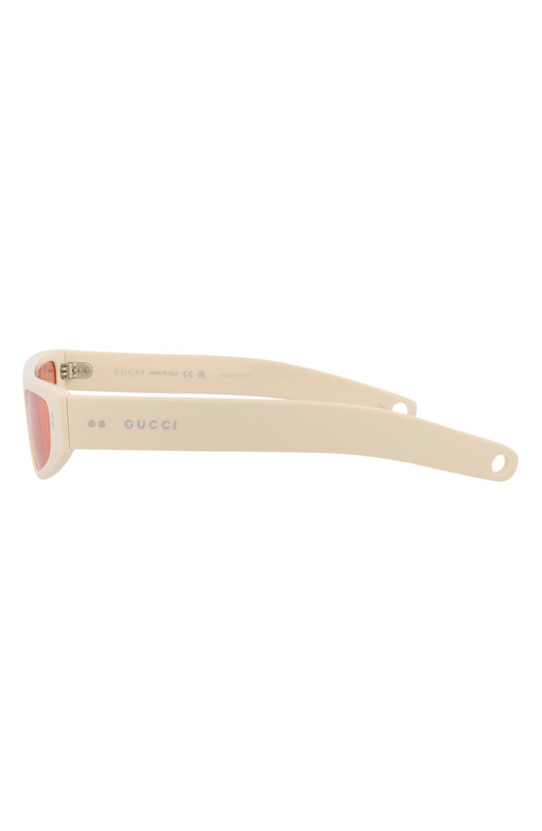 Gucci 51mm Cat Eye Sunglasses, Alternate, color, Ivory Ivory Red