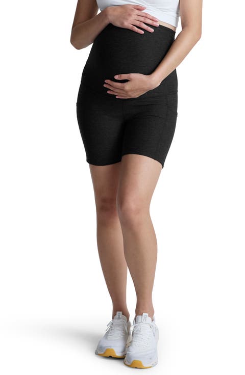 Keep Pace Maternity Pocket Bike Shorts