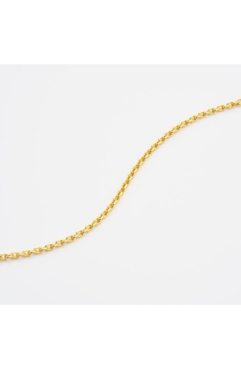 7879 Wide Diamond Cut Cable Chain Bracelet, Alternate, color, Gold 24K