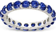 Sterling Forever Gracie Cubic Zirconia Eternity Ring