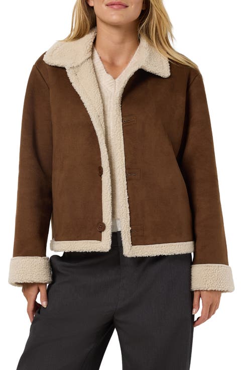 Dila Faux Shearling Lined Jacket
