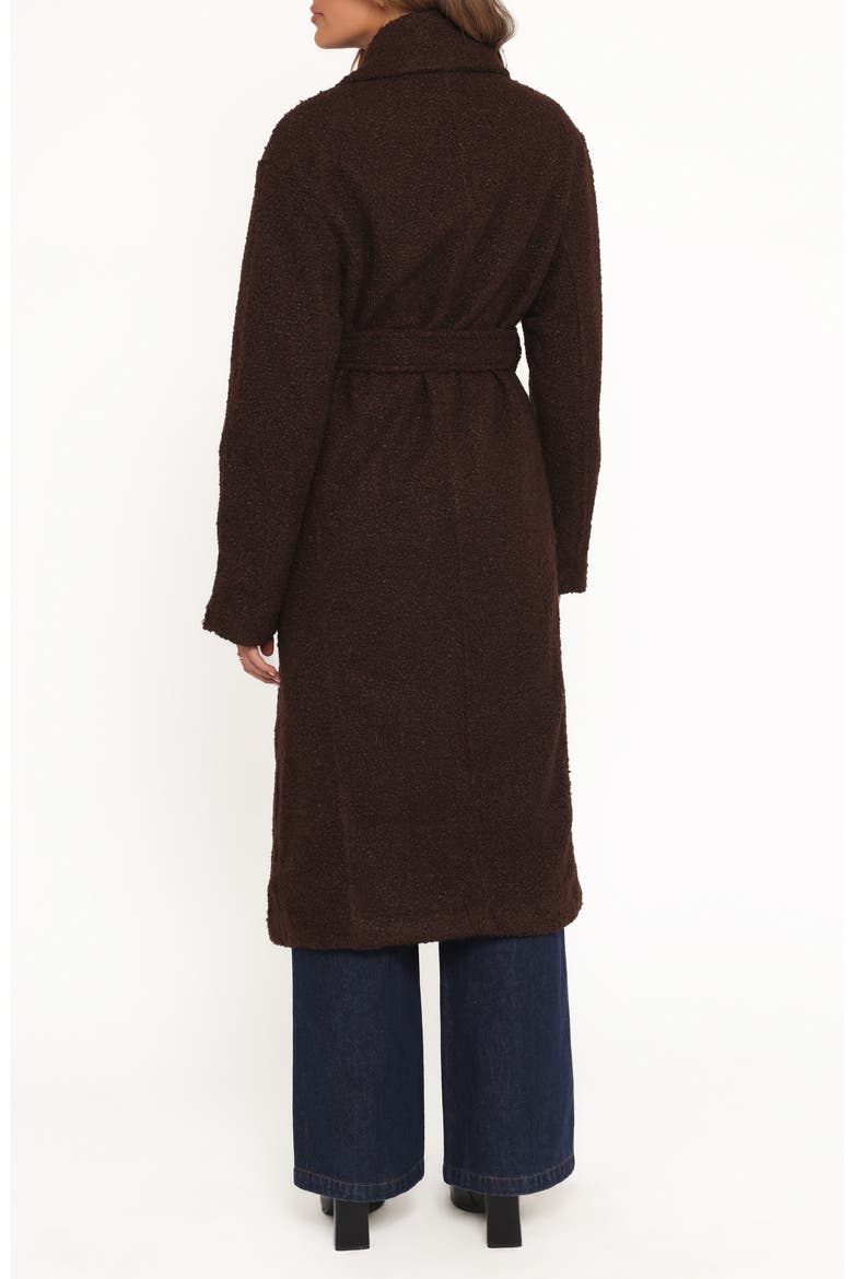 Goodie High Pile Fleece Coat, Alternate, color, CHOCOLATE