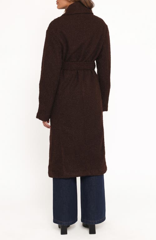 Petal And Pup Petal & Pup Goodie High Pile Fleece Coat In Brown