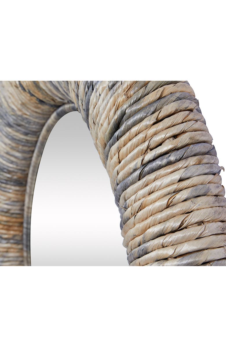 WILLOW ROW Teak Wood Wall Mirror, Alternate, color, 