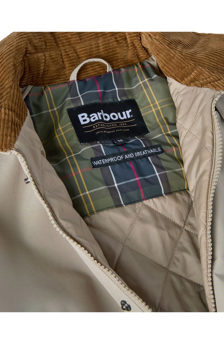 Barbour Waterproof Ashby Winter Jacket, Alternate, color, Washed Stone