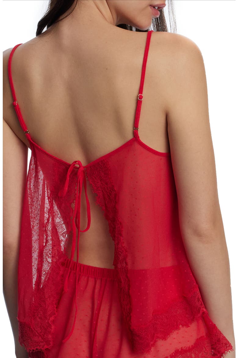 Entice Sheer Two-Way Camisole, Alternate, color, BRIGHT CHERRY