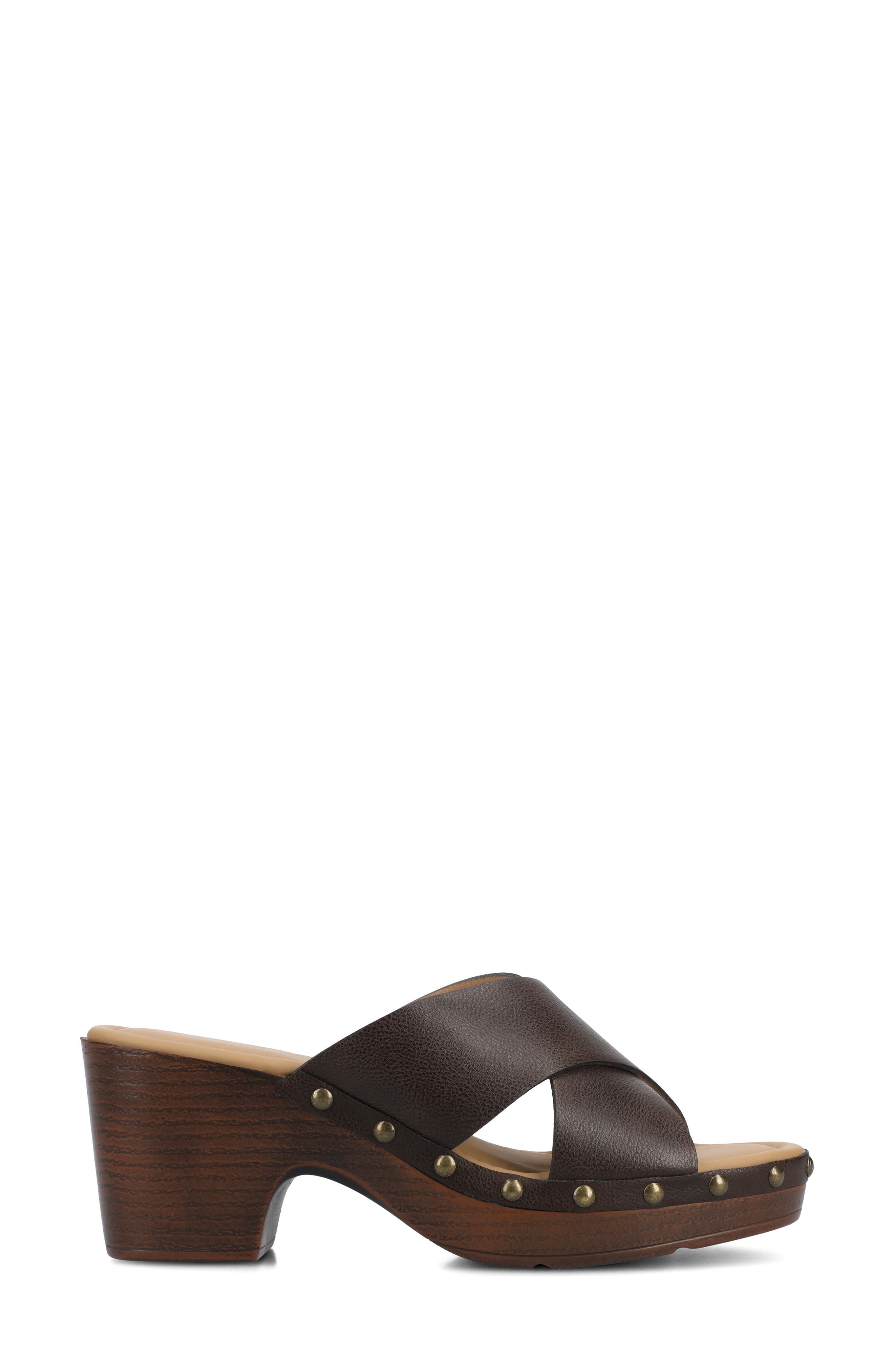 Silvana Platform Sandal, Alternate, color, CHOCOLATE