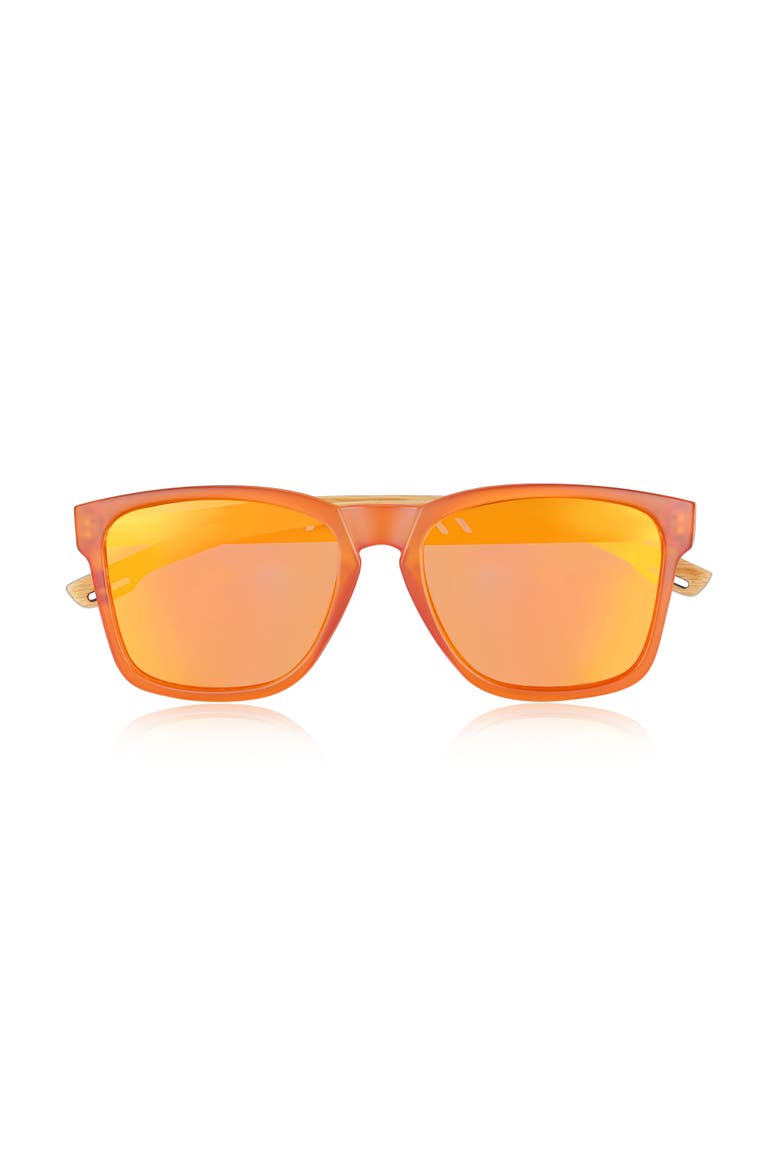 Haven Polarized Sunglasses, Alternate, color, Bamboo/Orange