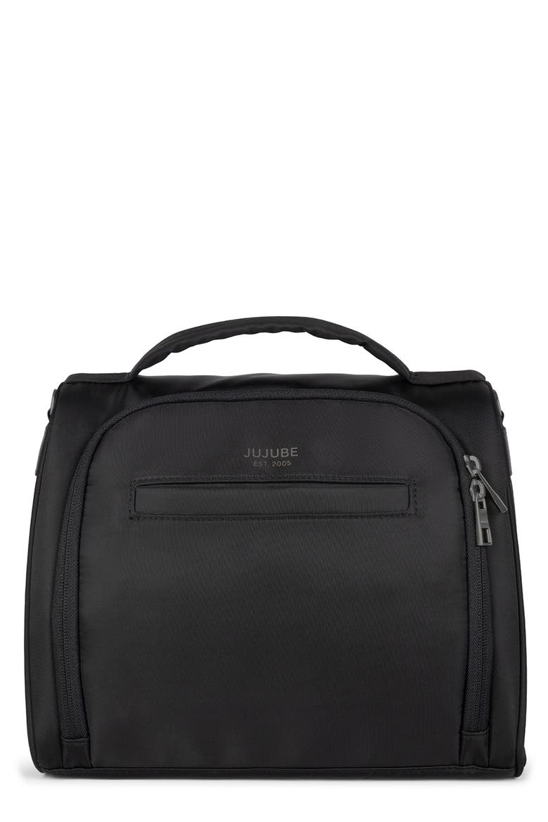 Insulated Twill Bottle Bag, Main, color, BLACK OUT