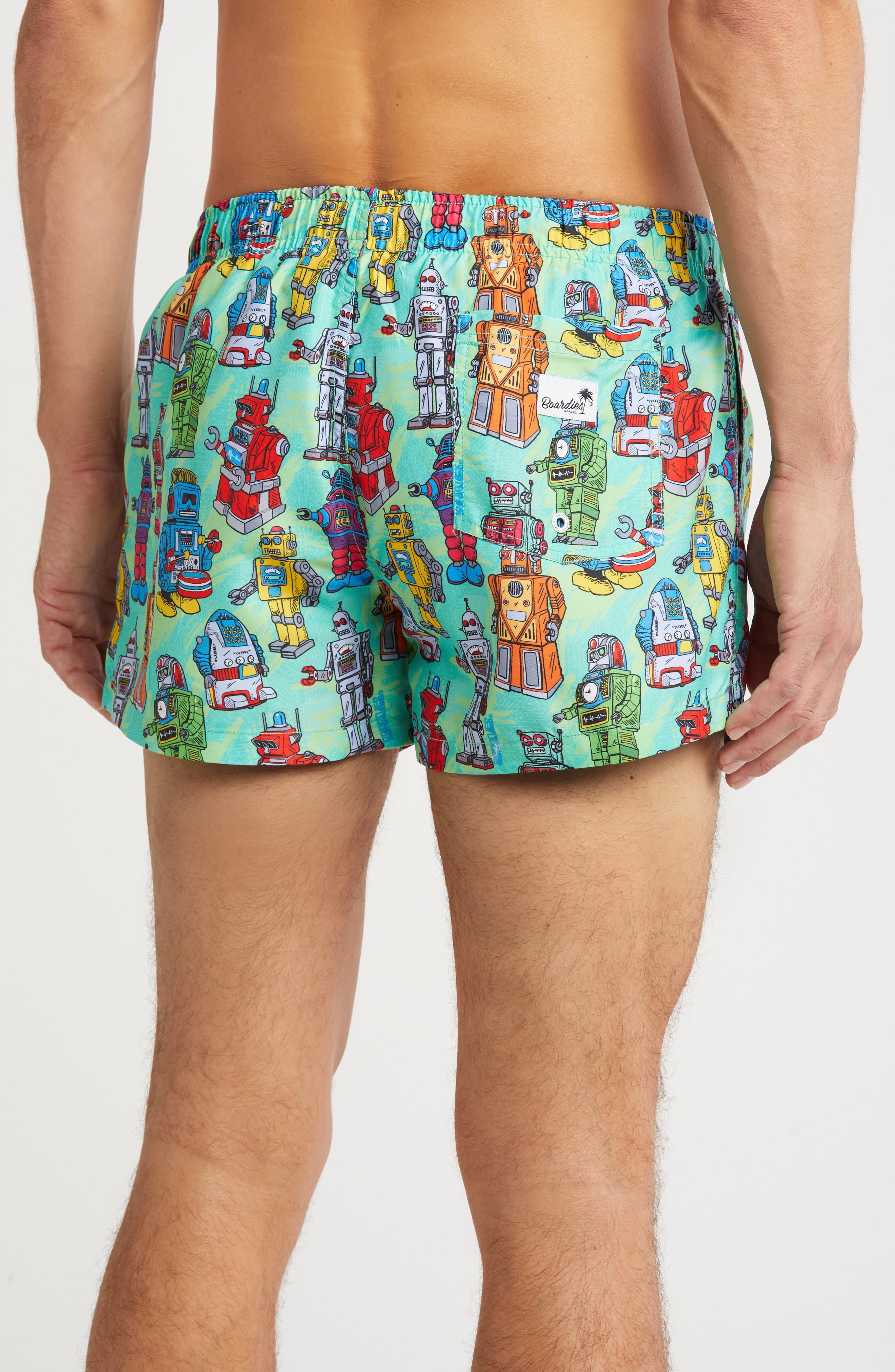 Robots Shortie Swim Trunks (Men) | Nordstromrack