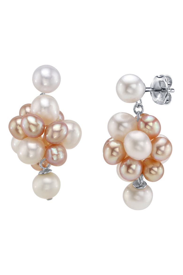 Multi - Freshwater Pearl Adeline Earrings, Main, color, Sterling Silver