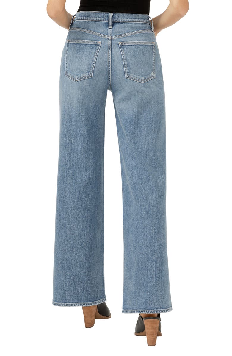 Silver Jeans Co. Highly Desirable High Waist Wide Leg Jeans, Alternate, color, Indigo