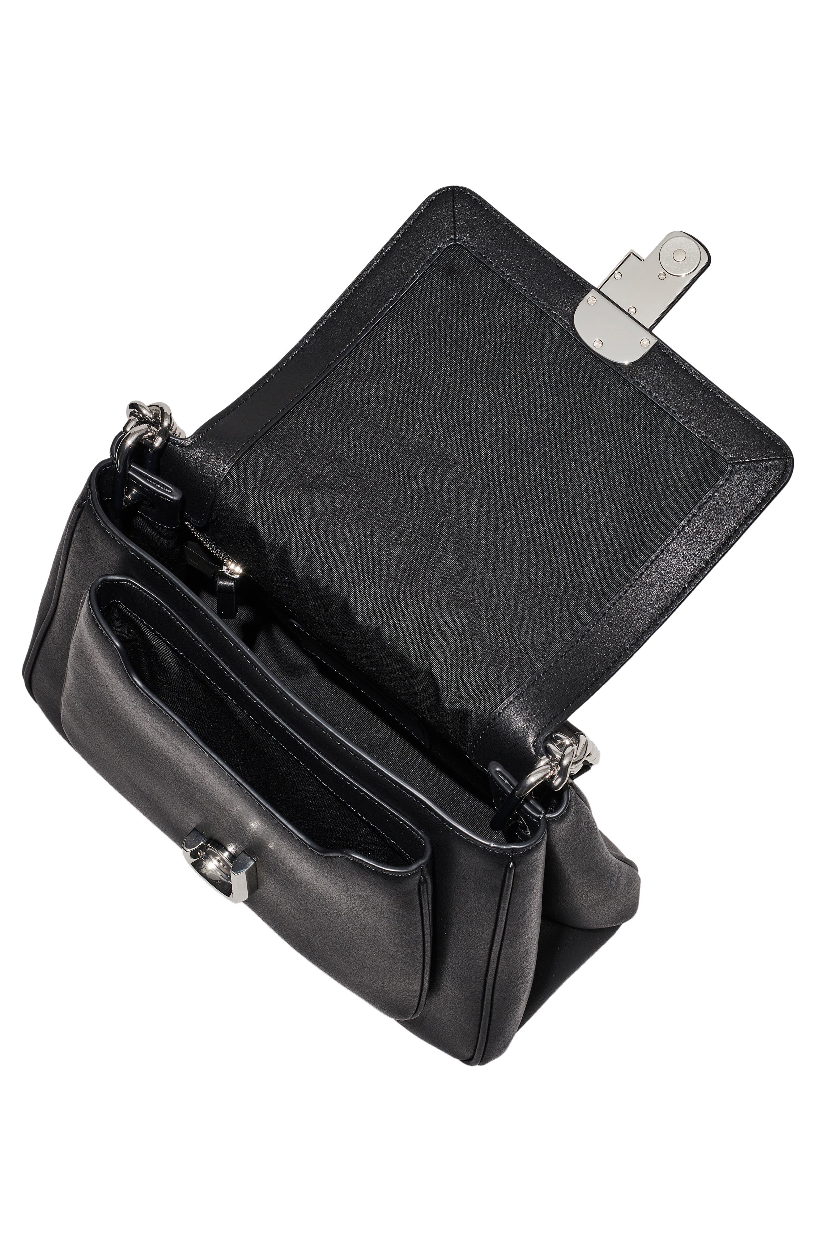 Marc Jacobs The Chain Leather Satchel, Alternate, color, 