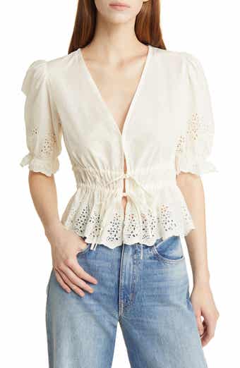 & Other Stories Tie Front Top