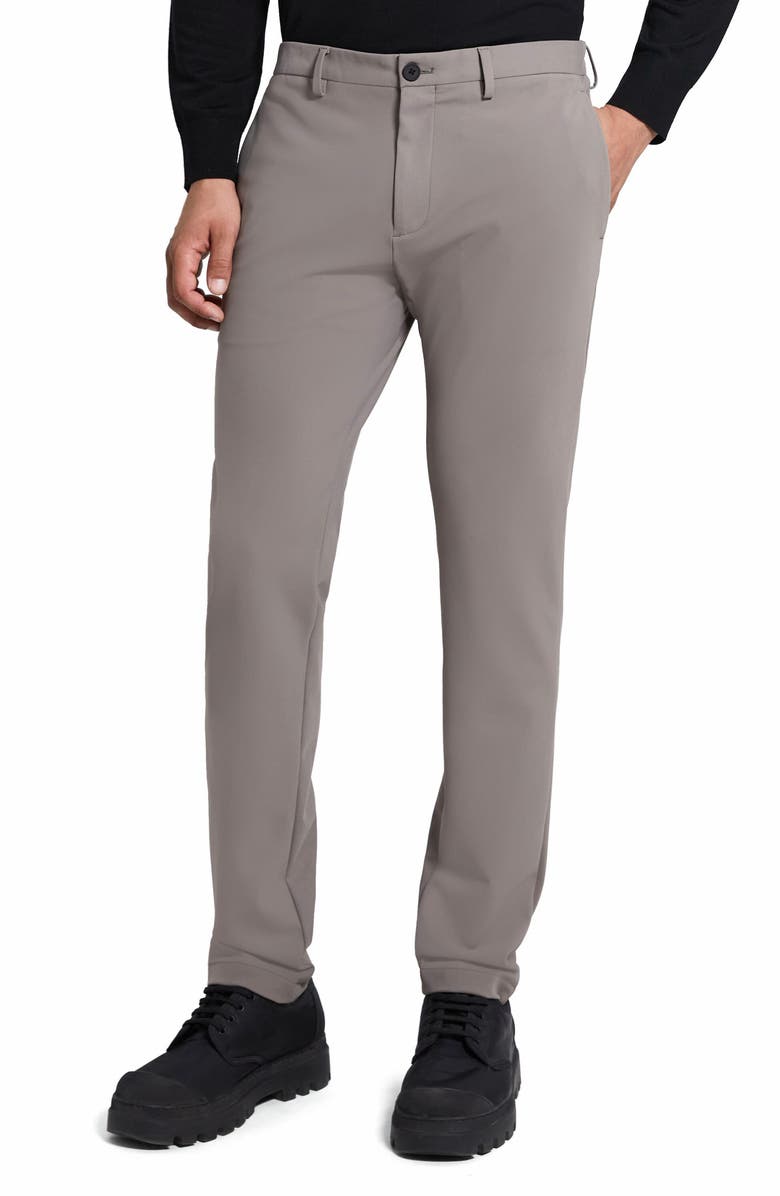 Theory Zaine Precision Ponte Knit Pants, Alternate, color, Sidewalk
