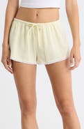 Open Edit Seersucker Boxer Sleep Shorts